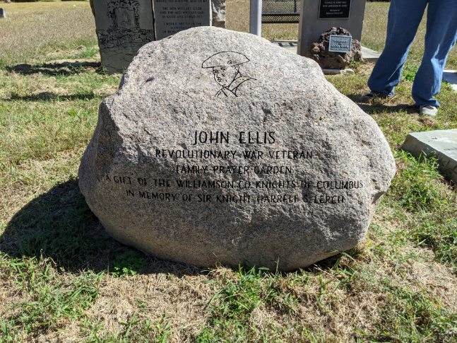 picture of engraved memorial rock