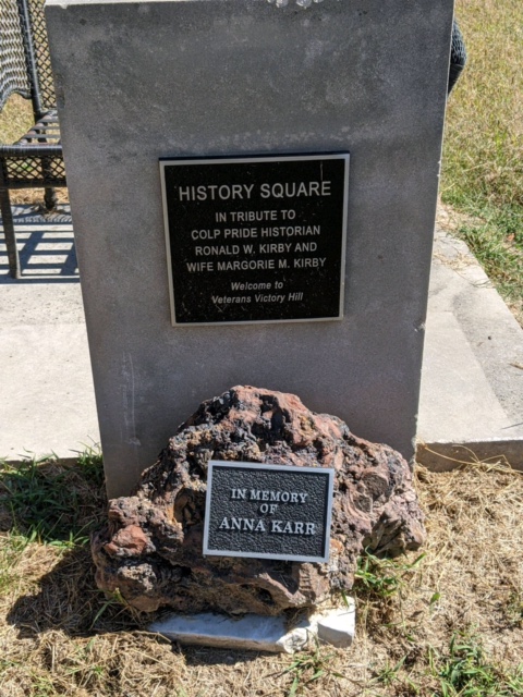 engraved memorial stone